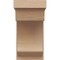 Ekena Millwork 11"W x 11"D x 22"H Wide Emerson Rough Cedar Woodgrain TimberThane Corbel, Primed Tan CORUR11X11X22EMRRCPR - alternate 5